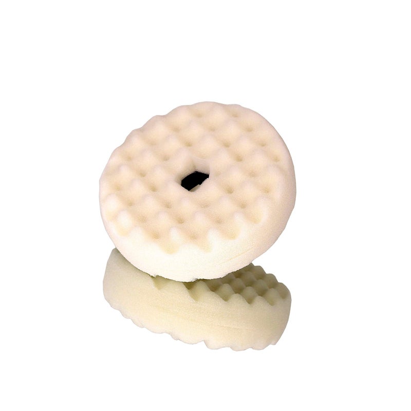 Perfect-It 3M Perfect-It Foam Compounding Pad, 33284, 6 in, 1 Pad, White, Refind Sand Scratches, Slow-Speed Polishing for Automotive - Image 1